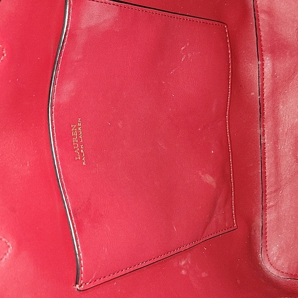 Ralph Lauren Dryden Black Leather Backpack Tote Shoulder Bag - Picture 11 of 13